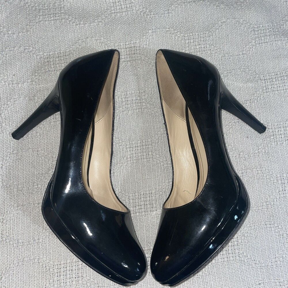 Cole Haan Women’s Dressy Pumps Size 10 B Black Patent Leather Going Out Party